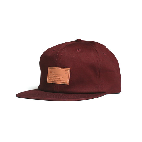 Latitude Snapback // Maroon