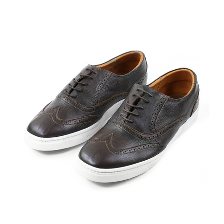 Caramelo Wingtip Sneakers // Brown