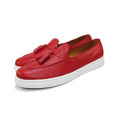 Pasion Tassel Sneakers // Red