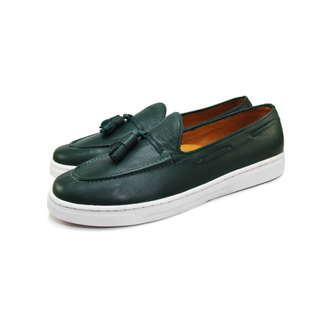 Cazador Tassel Sneakers // Green