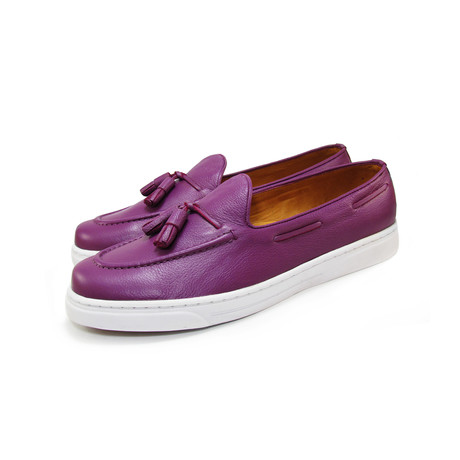 Rosa Tassel Sneakers // Fuscia