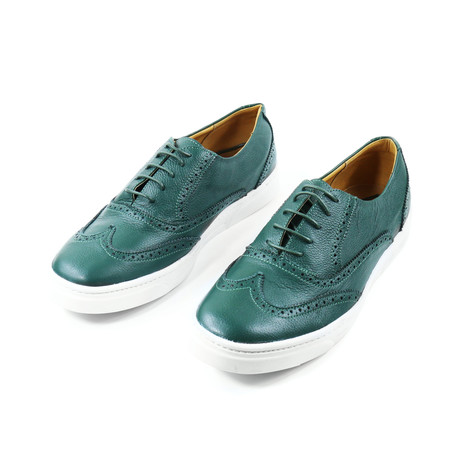 Bosque Wingtip Sneakers // Green