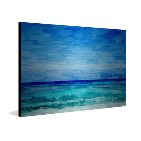Shades Of Blue Sky // Wrapped Canvas