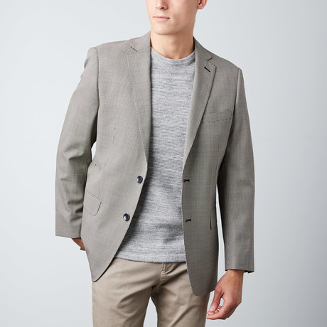 Houndstooth Sport Jacket // Tan