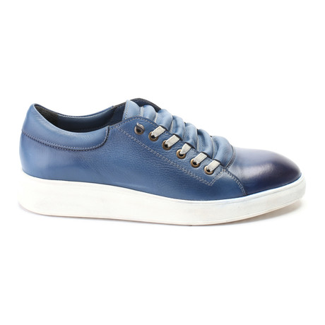 Concealed Lace Sneaker // Blue         (Euro: 40)