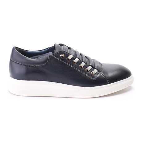 Concealed Lace Sneaker // Dark Blue         (Euro: 40)