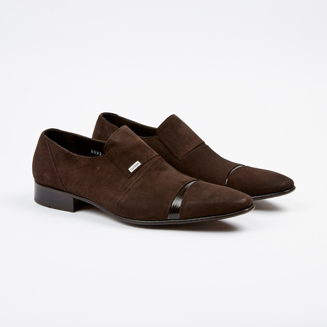 Suede Loafer // Brown