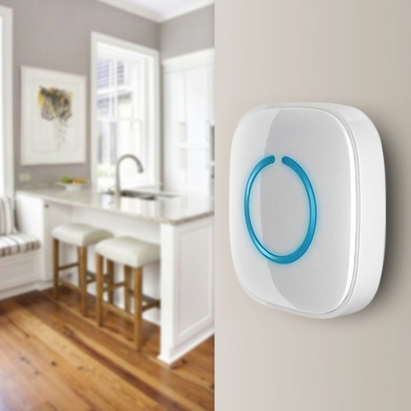 Portable Wireless Door Bell Chime Pack // White!