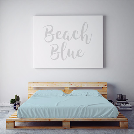 Moisture Wicking 1500 TC Soft Sheet Set // Beach Blue