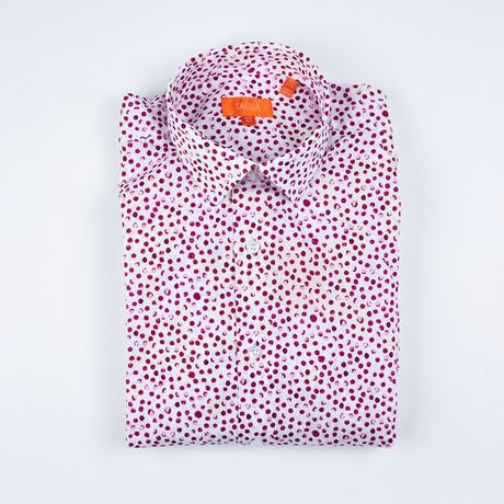 Elio Long-Sleeve Button-Up Shirt // Pink