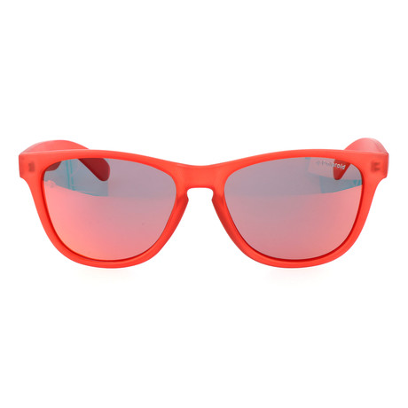 Ben Sunglasses + Polarized Lens // Red + Mirror