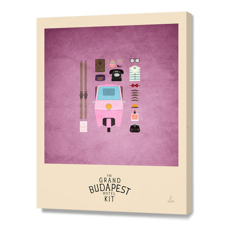 The Grand Budapest Hotel Kit // Stretched Canvas