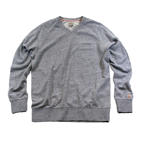 Country Club V-Neck Sweater // Heather Grey