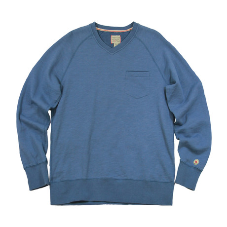 Country Club V-Neck Sweater // Sail Blue