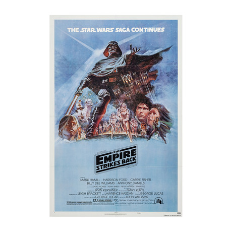 Star Wars: The Empire Strikes Back Original Movie Poster // 1983