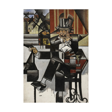 Juan Gris // Man in a Cafe // 1914
