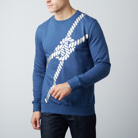 Ryderryder Long Sleeve Sweatshirt // Blue