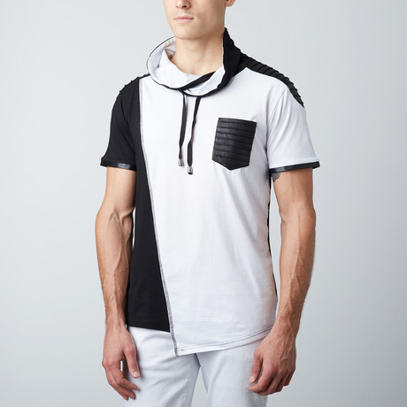 Short-Sleeve Sport Top // Black, White