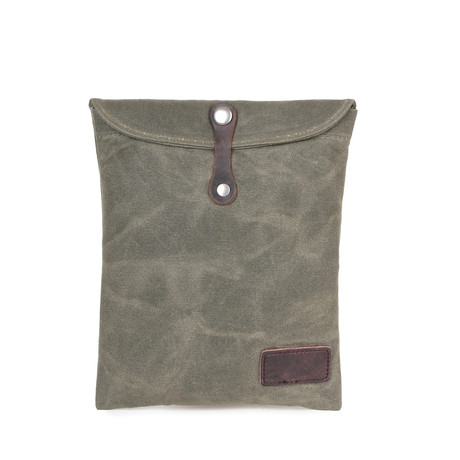 Leather Canvas iPad Case
