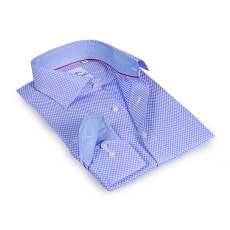 Derek Button-Up Shirt // Blue + Light Blue