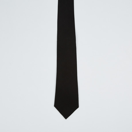 Paolo Lercara // Wide Silk Tie // Black