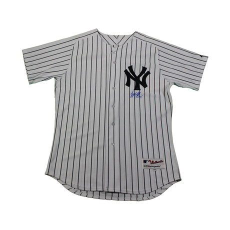 Tyler Austin Signed Authentic NY Yankees Pinstripe Jersey