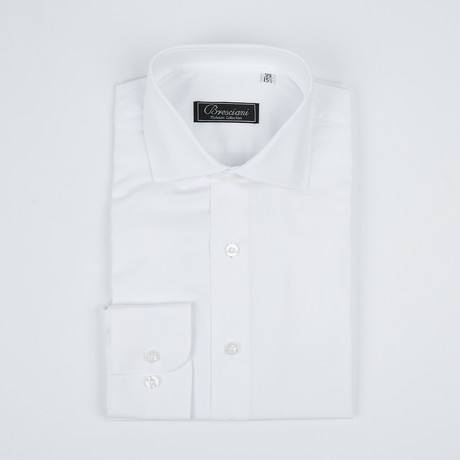 Paolo Lercara // Modern Fit Button-Up Shirt // White
