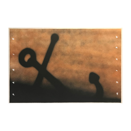 Ed Ruscha // Anchor in Sand (Paris Review) // 1991