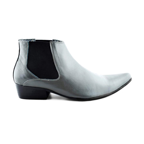 Veer Point Toe Chelsea Boot // Grey