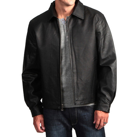 The Basic Black Leather Jacket
