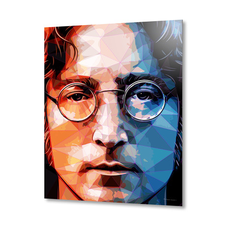 John Lennon Portrait // Aluminum Print
