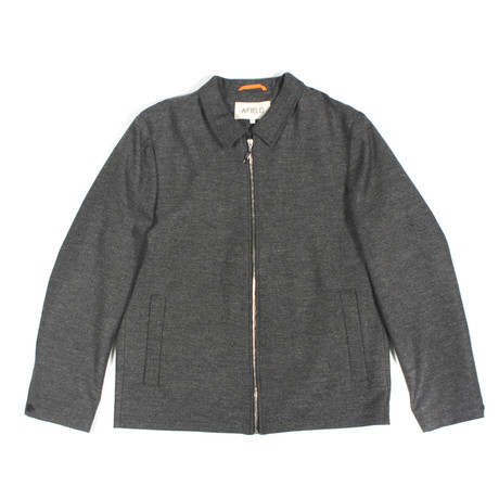 Ortler Zipper Jacket // Grey Herringbone
