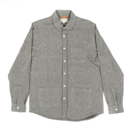 Santos Long Sleeve Shirt // Grey Melange