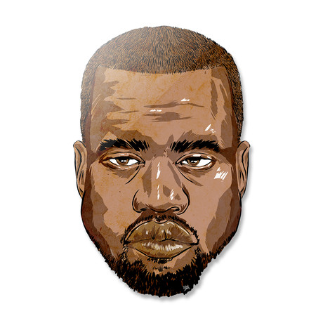 Kanye West // Aluminum Die-Cut