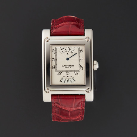 Cartier Tank A Vis Privee Jump Hour Manual Wind // W1533451 // Pre-Owned