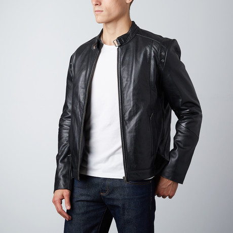 McHenry Leather Jacket // Black