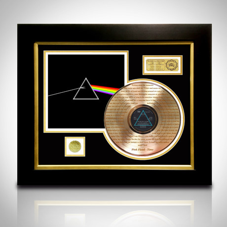 Gold Laser Cut LP // Pink Floyd // Dark Side Of The Moon