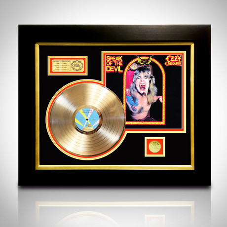 Gold Laser Cut LP // Ozzy Osbourne // Speak Of The Devil