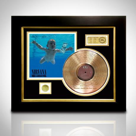 Gold Laser Cut LP // Nirvana // Teen Spirit