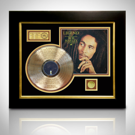 Gold Laser Cut LP // Bob Marley // Legend