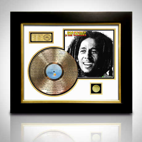 Gold Laser Cut LP // Bob Marley // Kaya