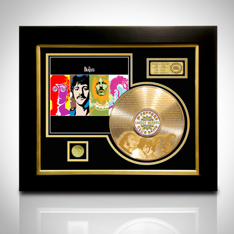 Gold Laser Cut LP // Beatles // Psychedelic