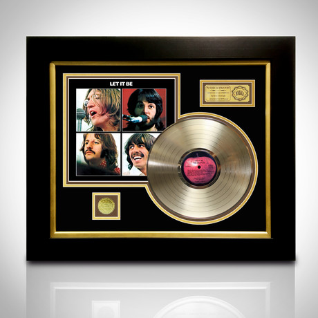 Gold Laser Cut LP // Beatles // Let It Be
