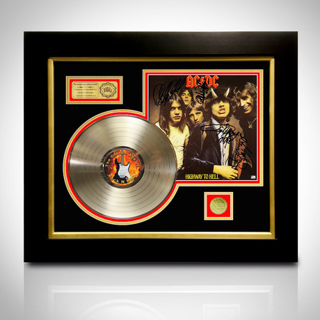 Gold Laser Cut LP // ACDC // Highway To Hell
