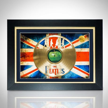 Gold Laser Cut LP // Beatles // Abbey Road