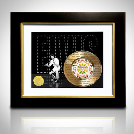 Gold 45 // Elvis Presley // Burning Love
