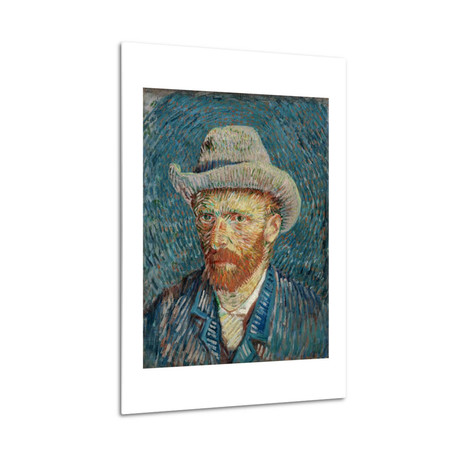 Self-Portrait with Grey Felt Hat // Vincent van Gogh // 1887