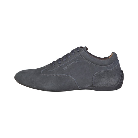 Imola Suede Low Top Sneaker // Dark Grey