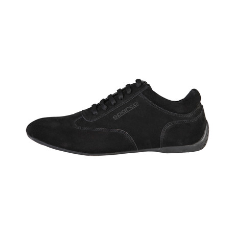 Imola Suede Low Top Sneaker // Black