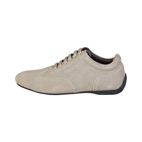 Imola Suede Low Top Sneaker // Taupe